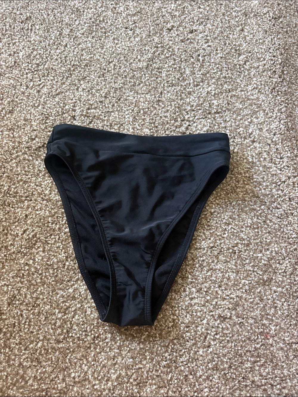 Women's Black High-Cut Swim Bottom